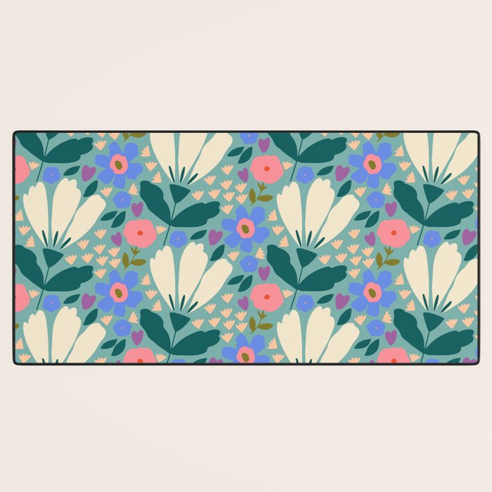 Pretty Bloom - Summer vibe Desk Mat Gallery Image 3