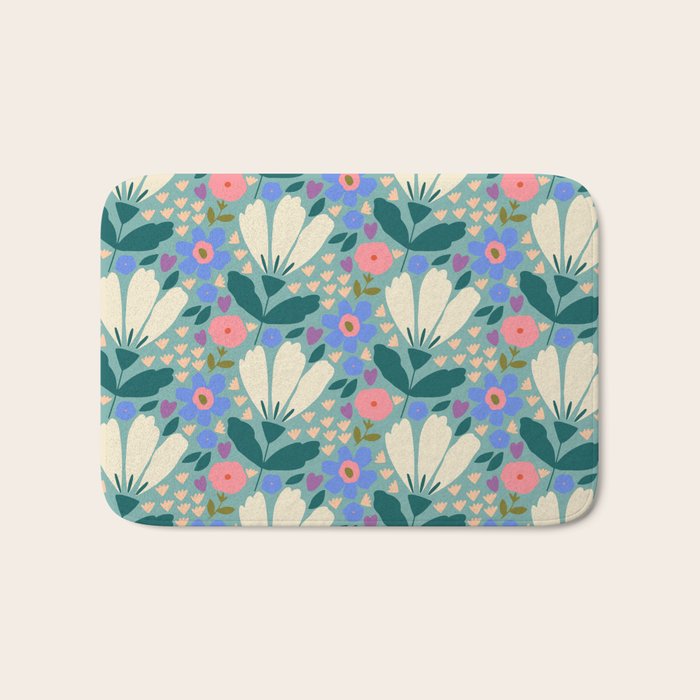 Pretty Bloom - Summer vibe Bath Mat Gallery Image 1
