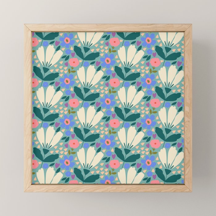 Pretty Bloom - Summer vibe Mini Art Print Gallery Image 1