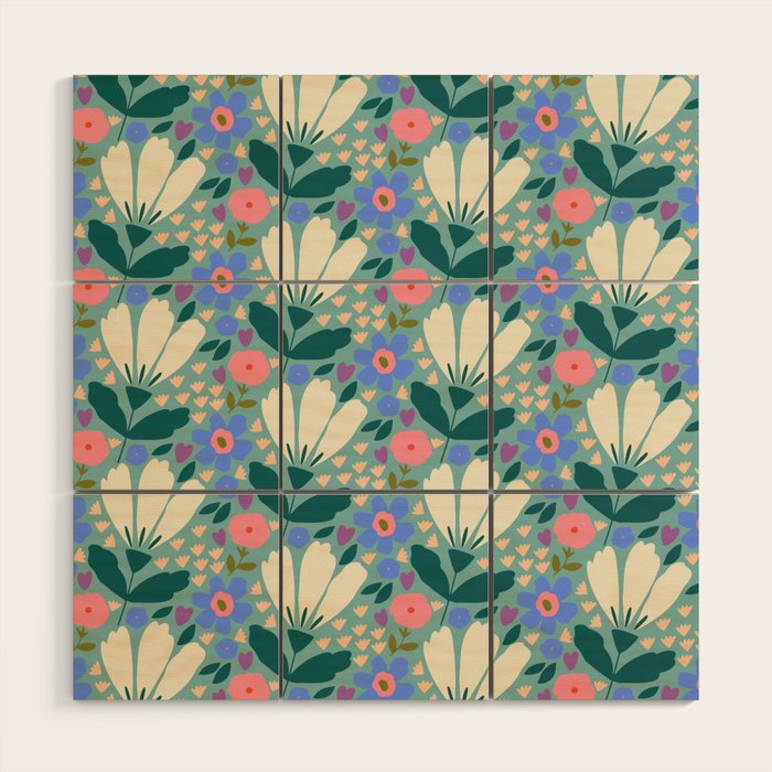 Pretty Bloom - Summer vibe Wood Wall Art Gallery Image 1