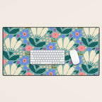 Pretty Bloom - Summer vibe Desk Mat Gallery Image 1