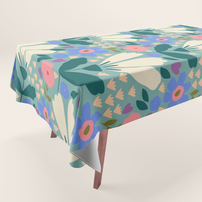 Pretty Bloom - Summer vibe Tablecloth Gallery Image 1