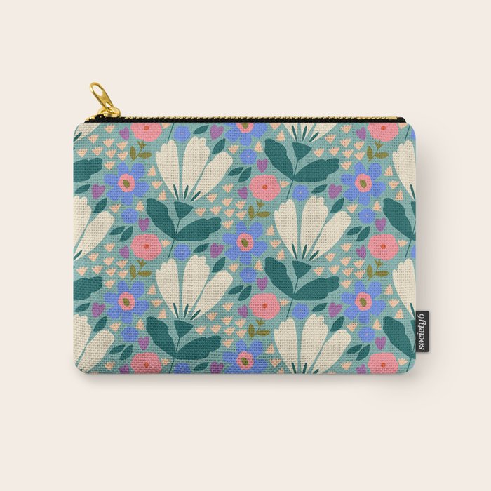 Pretty Bloom - Summer vibe Carry All Pouch Gallery Image 1