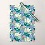 Pretty Bloom - Summer vibe Wrapping Paper Gallery Image 1