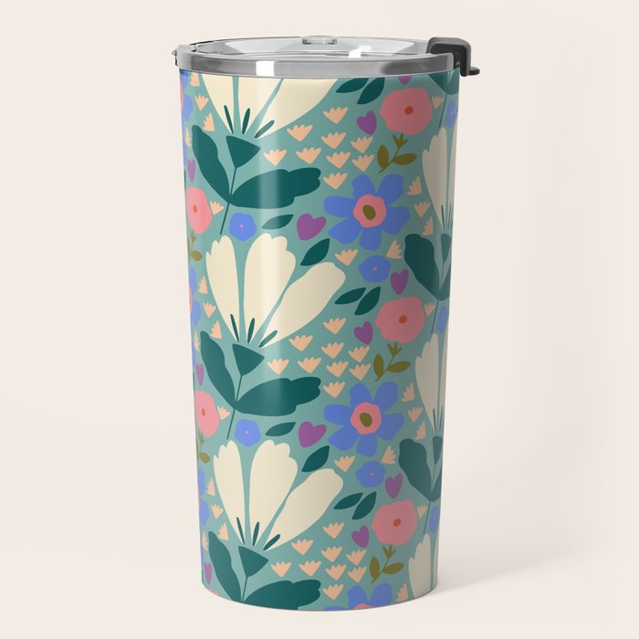 Pretty Bloom - Summer vibe Travel Mug Gallery Image 2