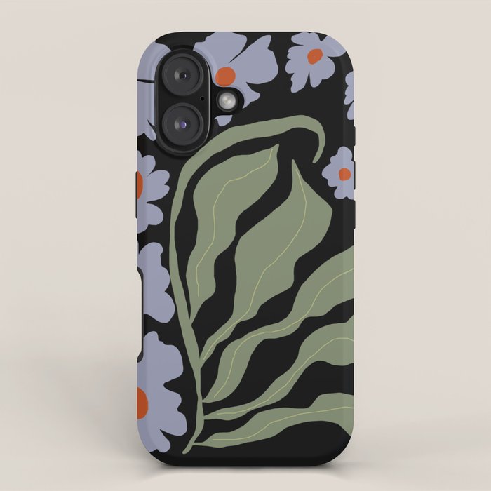Summer night floral fun iPhone Case Gallery Image 1