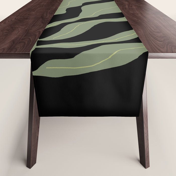 Summer night floral fun Table Runner Gallery Image 1