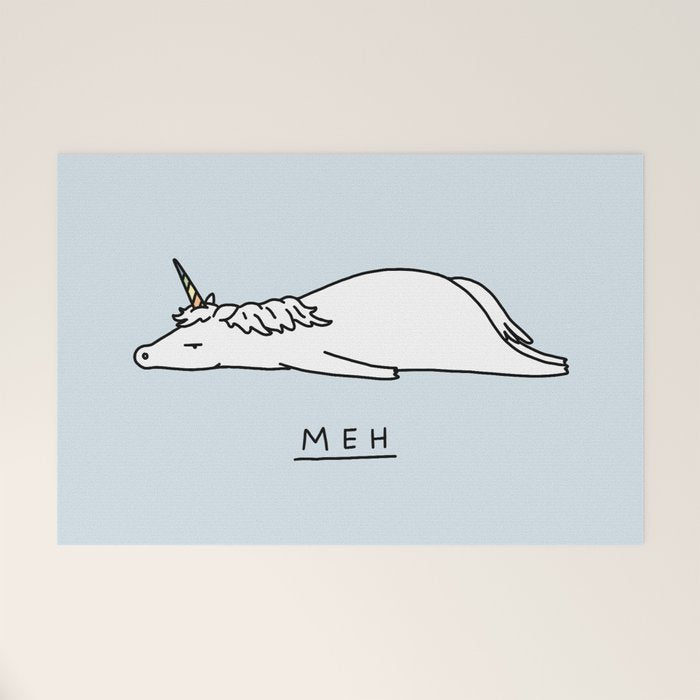 Meh Unicorn Welcome Mat Gallery Image 1