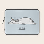 Meh Unicorn Laptop Sleeve Gallery Image 1