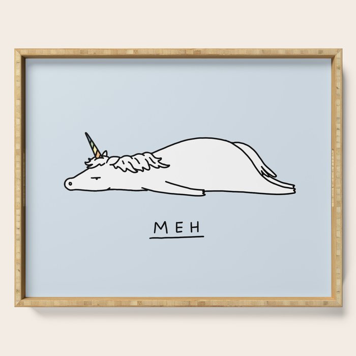 Meh Unicorn Serving Tray Gallery Image 1