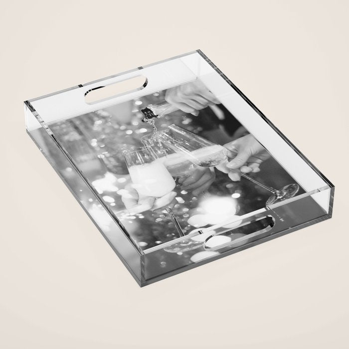 CHEERS - New Years Eve Party Acrylic Tray Gallery Image 1