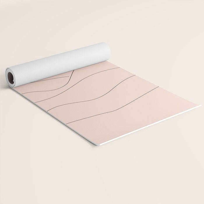 Pink Mountains Yoga Mat Gallery Image 2