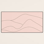 Pink Mountains Desk Mat Gallery Image 3