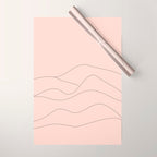 Pink Mountains Wrapping Paper Gallery Image 1