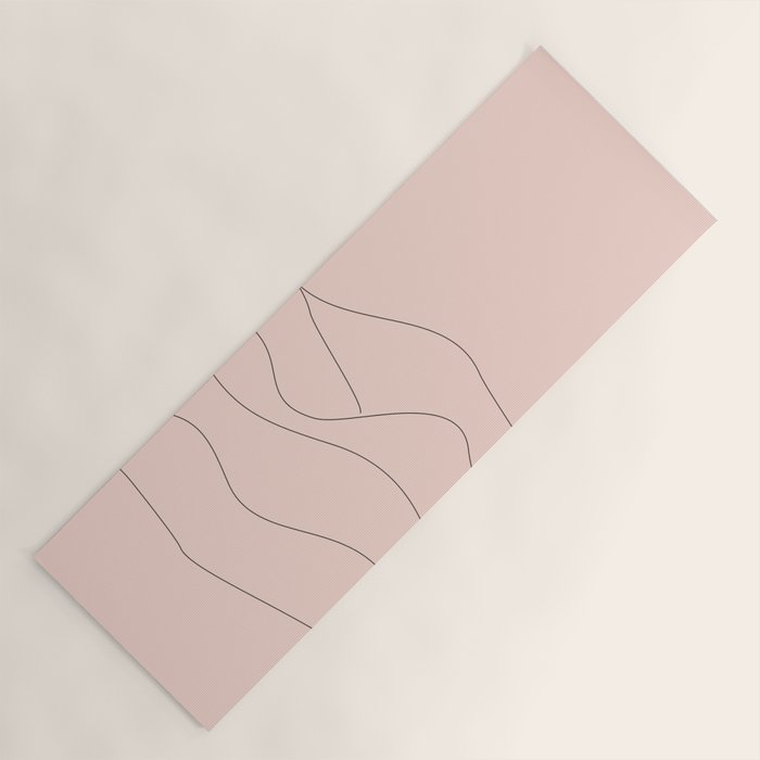 Pink Mountains Yoga Mat Gallery Image 1