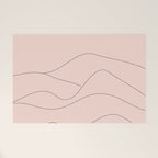 Pink Mountains Welcome Mat Gallery Image 1
