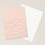 Pink Mountains Stationery Card Gallery Image 2