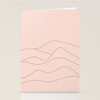 Pink Mountains Stationery Card Gallery Image 2