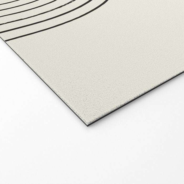 Gold Sun rainbow mid-century full Welcome Mat Gallery Image 2