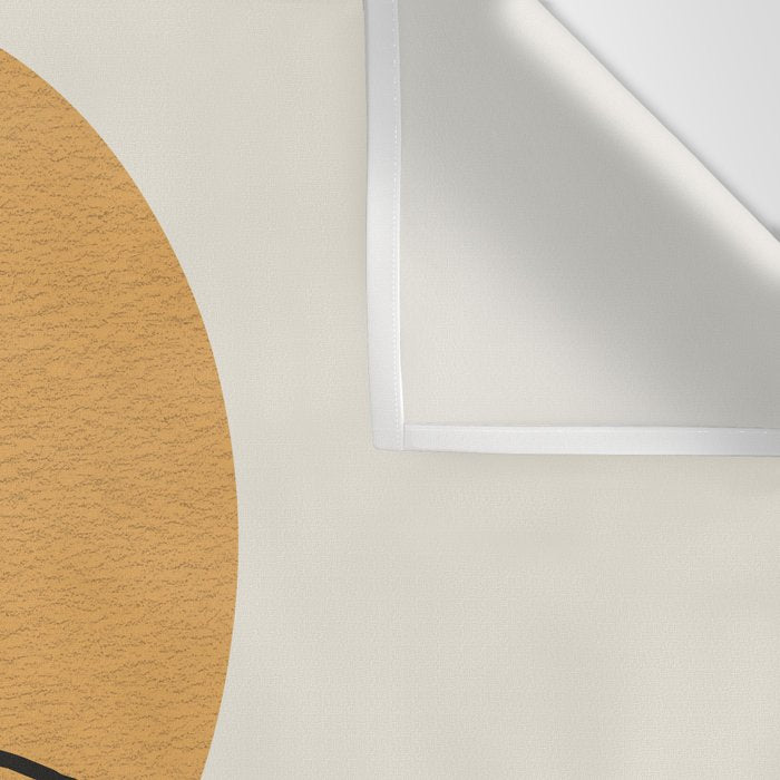 Gold Sun rainbow mid-century full Wall Tapestry Gallery Image 3