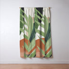 Tropical Leaves 7 Window Curtain Gallery Image 3