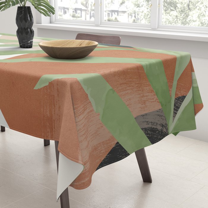Tropical Leaves 7 Tablecloth Gallery Image 3