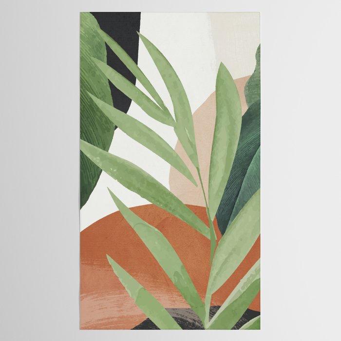 Tropical Leaves 7 Tablecloth Gallery Image 2