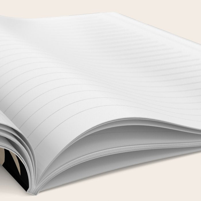 Southwestern Arrow Pattern 232 Black and Beige Notebook Gallery Image 2