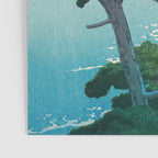 Hasui Kawase, Red Clouds Over The Sea - Vintage Japanese Woodblock Print Art Poster Gallery Image 3