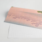 Hasui Kawase, Red Clouds Over The Sea - Vintage Japanese Woodblock Print Art Wrapping Paper Gallery Image 2