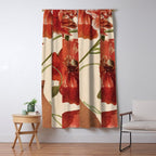 Poppies in Vase 2 Window Curtain Gallery Image 5