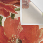 Poppies in Vase 2 Wall Tapestry Gallery Image 3