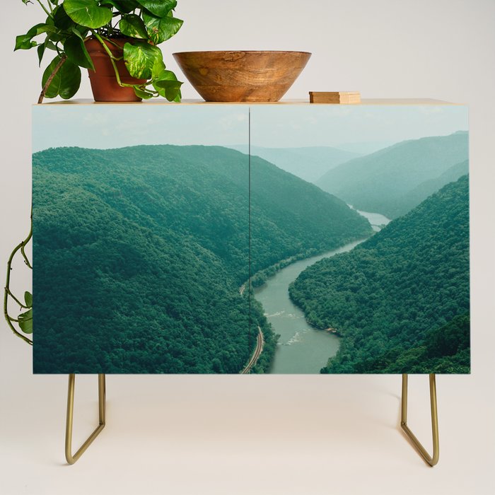 New River Gorge Wilderness Credenza Gallery Image 1