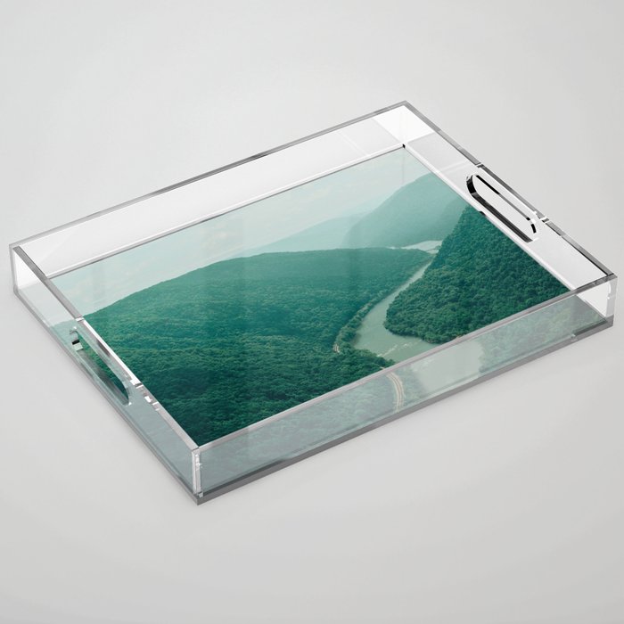 New River Gorge Wilderness Acrylic Tray Gallery Image 1