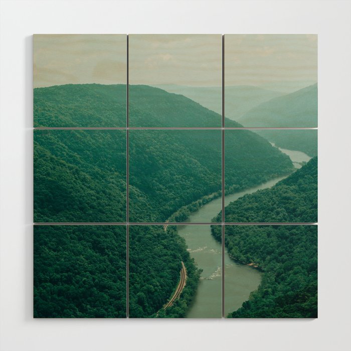 New River Gorge Wilderness Wood Wall Art Gallery Image 1
