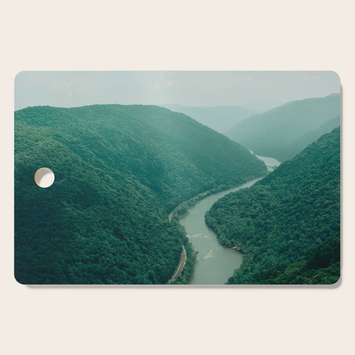 New River Gorge Wilderness Cutting Board Gallery Image 1