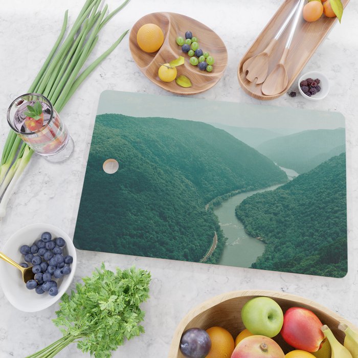 New River Gorge Wilderness Cutting Board Gallery Image 2