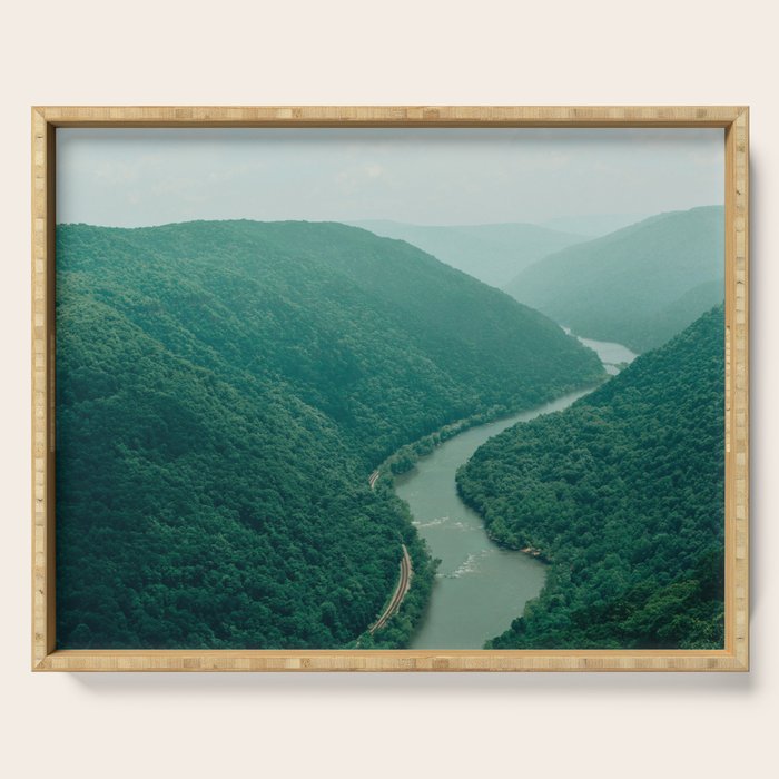 New River Gorge Wilderness Serving Tray Gallery Image 1