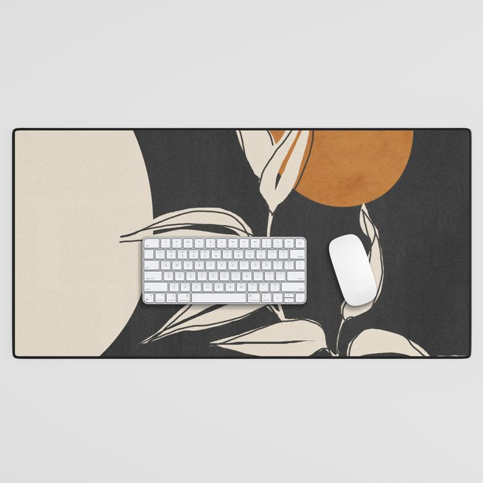 Abstract Art /Minimal Plant 53 Desk Mat Gallery Image 1