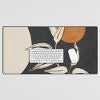 Abstract Art /Minimal Plant 53 Desk Mat Gallery Image 1