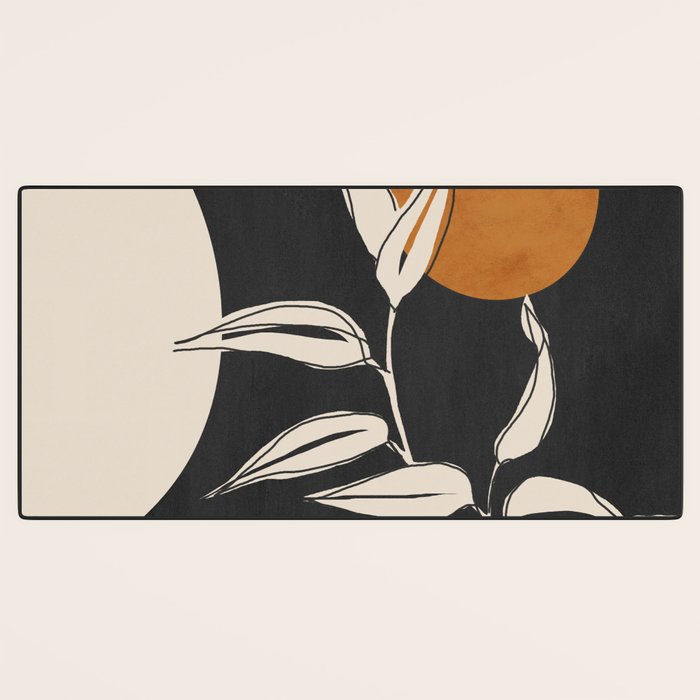 Abstract Art /Minimal Plant 53 Desk Mat Gallery Image 3