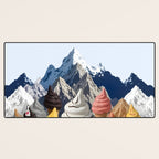 Ice cream Mountains Desk Mat Gallery Image 3