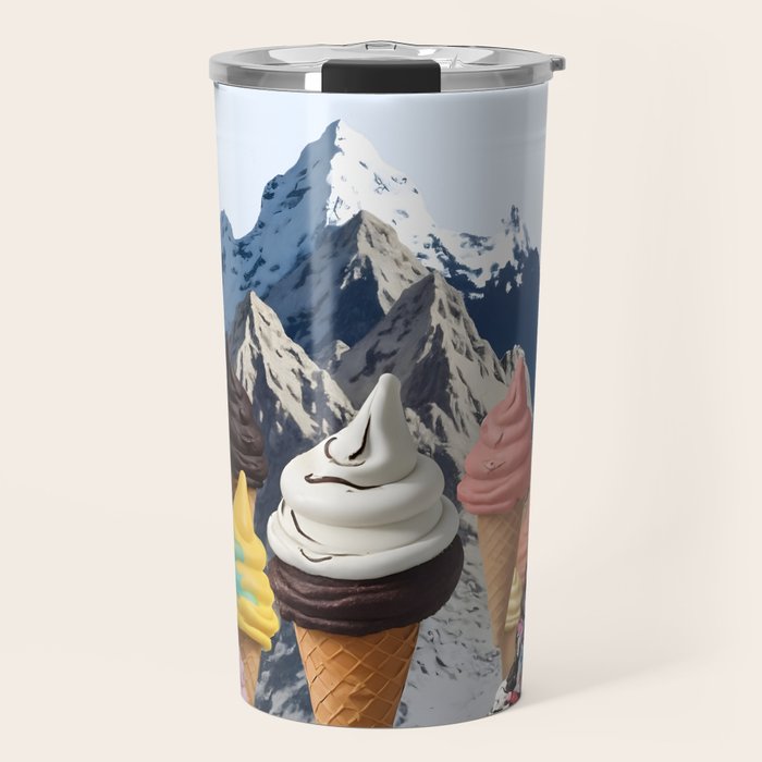 Ice cream Mountains Travel Mug Gallery Image 1