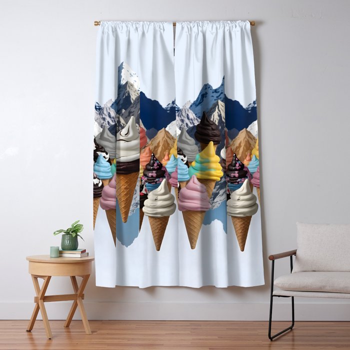 Ice cream Mountains Window Curtain Gallery Image 5