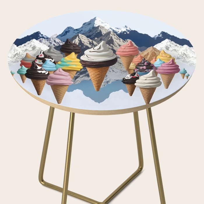 Ice cream Mountains Side Table Gallery Image 2