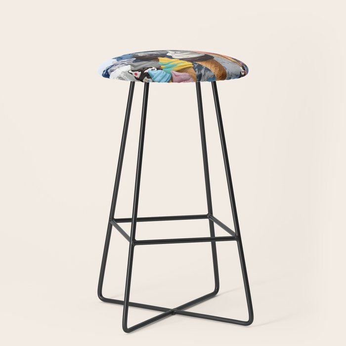 Ice cream Mountains Stool Gallery Image 1