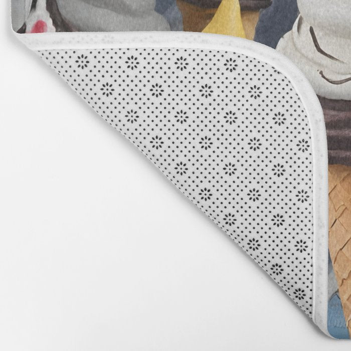 Ice cream Mountains Bath Mat Gallery Image 2