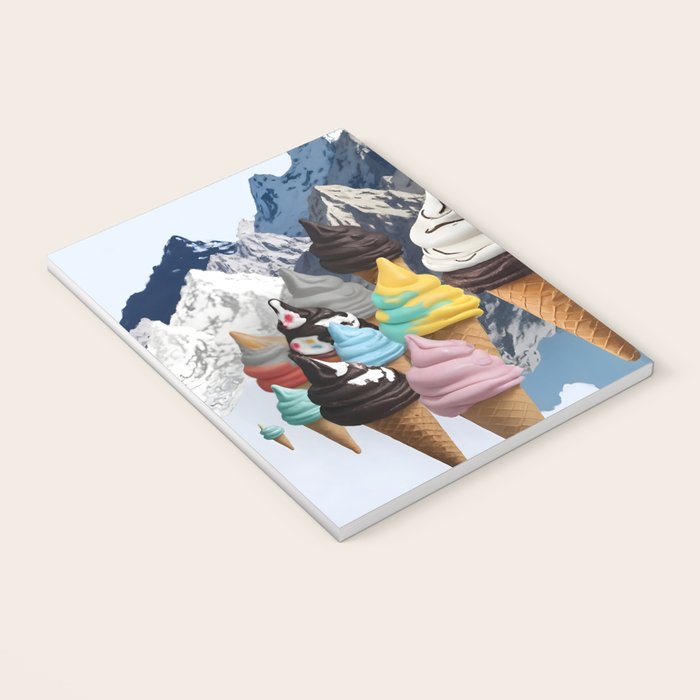 Ice cream Mountains Notebook Gallery Image 3