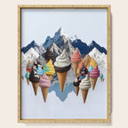 Ice cream Mountains Serving Tray Gallery Image 1