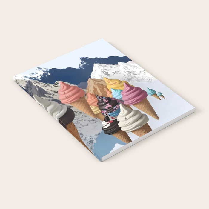 Ice cream Mountains Notebook Gallery Image 2